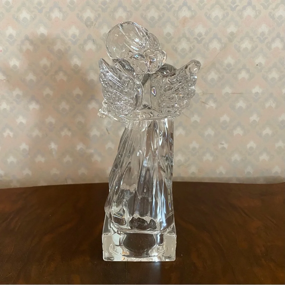Mikasa Angelic Violin Figurine Full Lead Crystal NIB - Picture 2 of 6